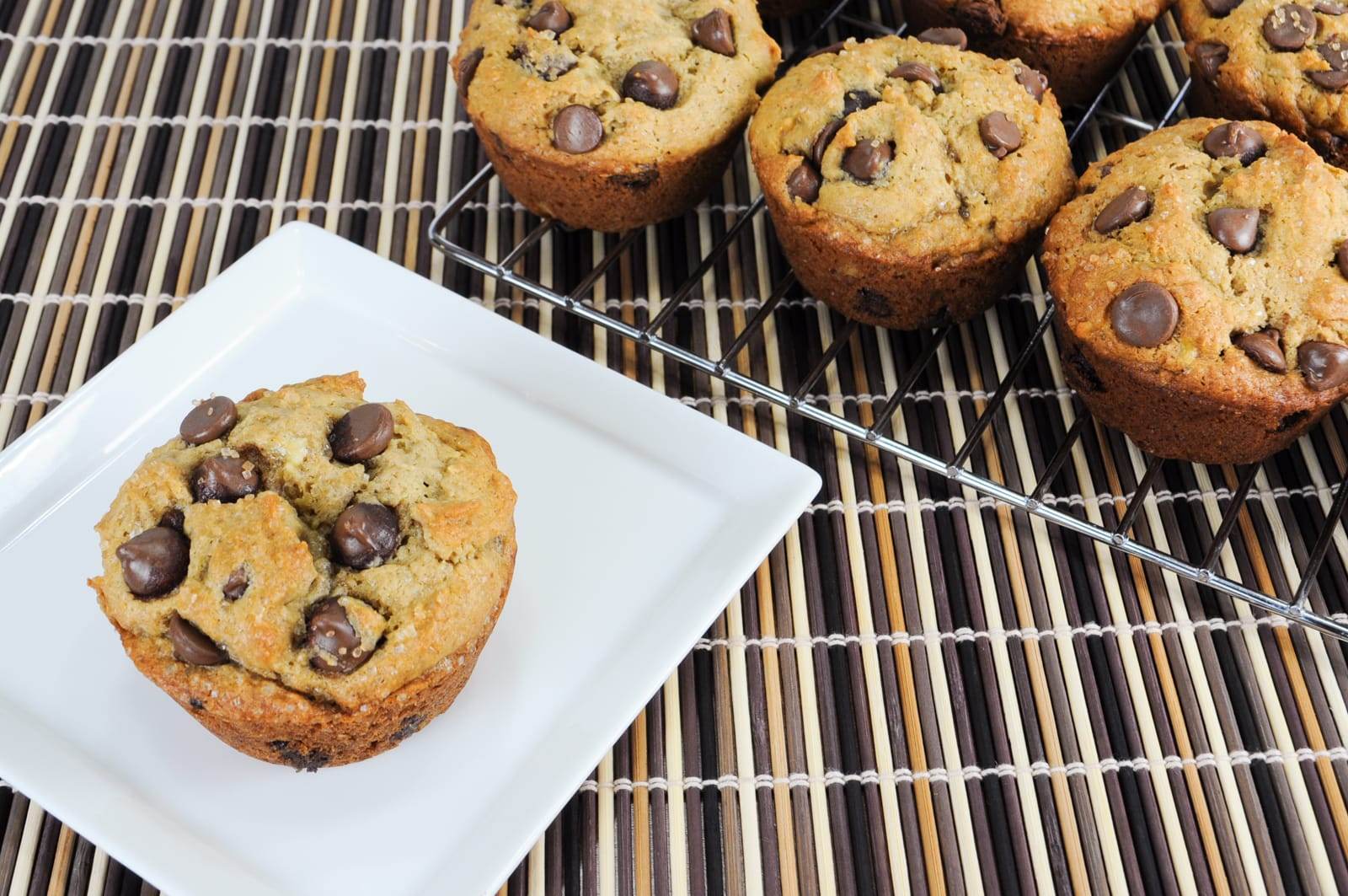 Banana Peanut Butter Chocolate Chip Muffins