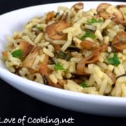 Long Grain and Wild Rice with Mushrooms and Shallots