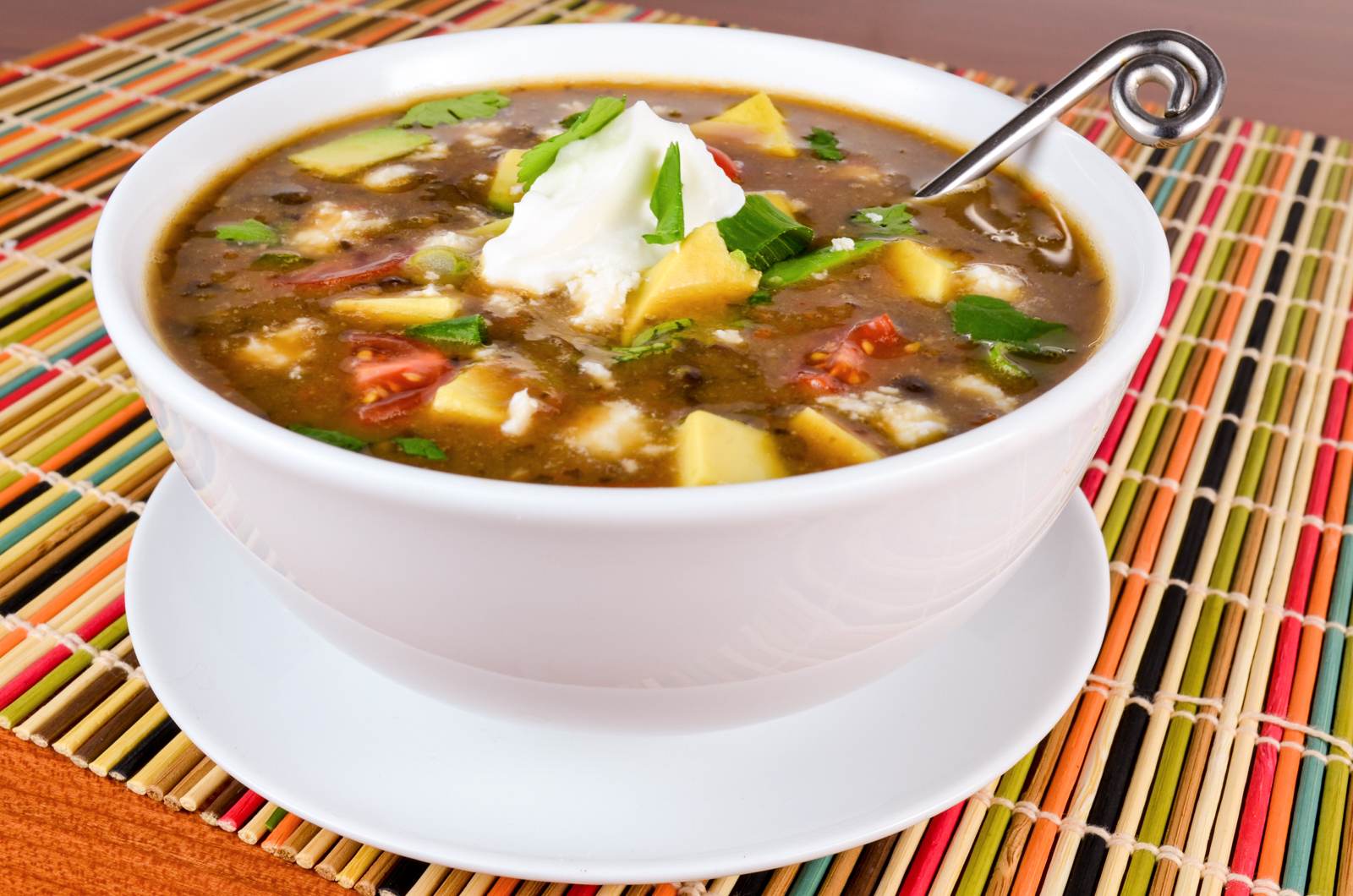 Black Bean Soup with Bacon