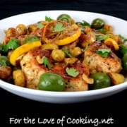 Meyer Lemon Chicken with Baby Potatoes and Castelvetrano Olives