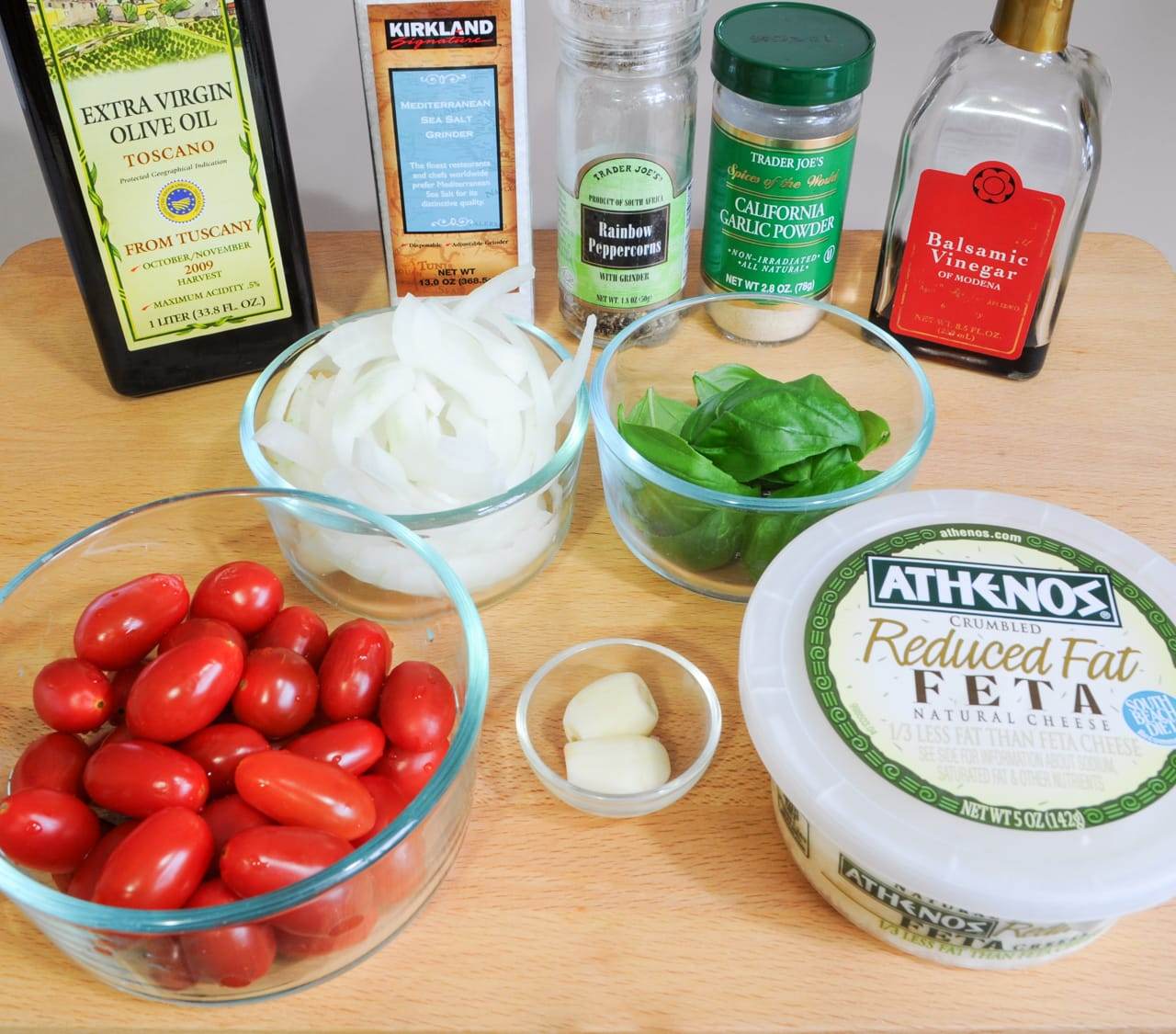 Chicken Breasts with Tomatoes, Caramelized Onions, and Feta Cheese