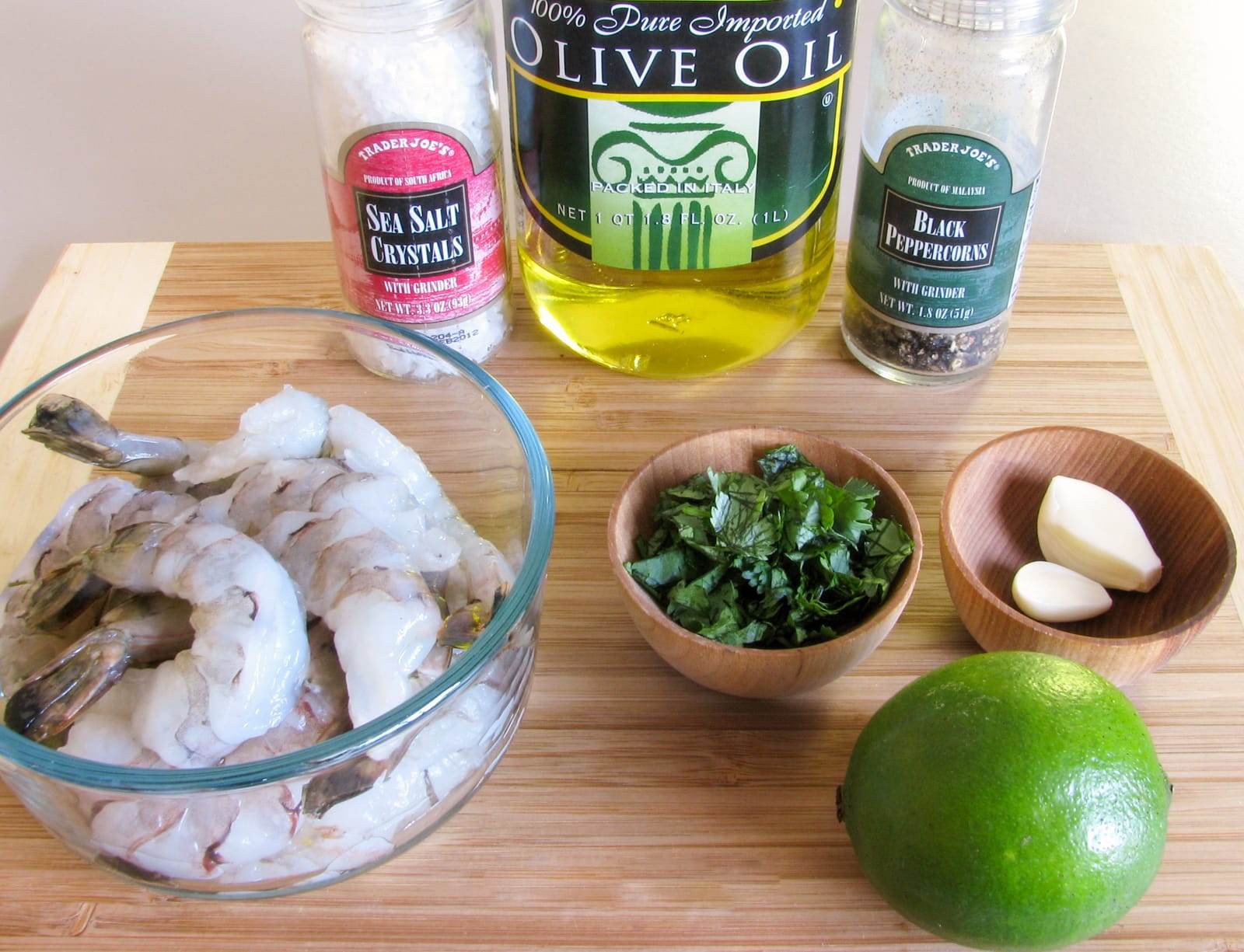 Cilantro Lime Shrimp with a Honey Lime Dipping Sauce