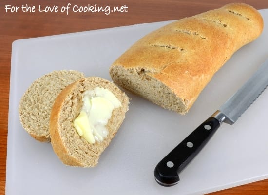Whole Wheat French Bread