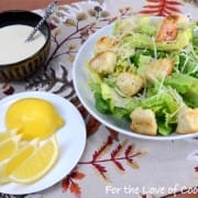 Caesar Salad with Homemade Garlic Croutons