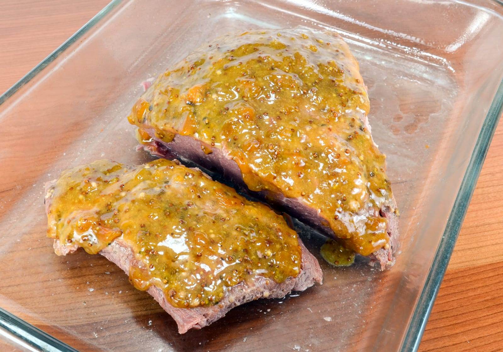 Apricot-Mustard Glazed Corned Beef