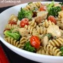 Rotini Pasta with Chicken, Broccoli, Tomatoes, Parmesan, and Fresh ...