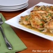 Chicken Cutlets with Tarragon-Mushroom Sauce