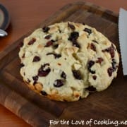 Pan de Campo with Dried Cherries, Blueberries, and White Chocolate Chips