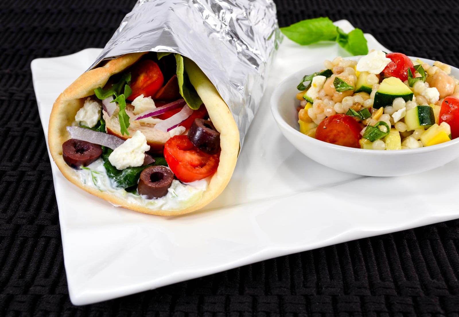 Chicken Gyros with Tzatziki Sauce