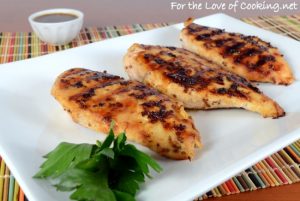 Grilled Honey Mustard Chicken Breasts