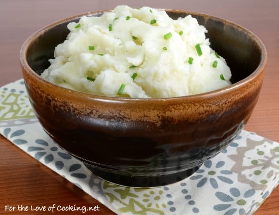 Garlic and Chive Mashed Potatoes