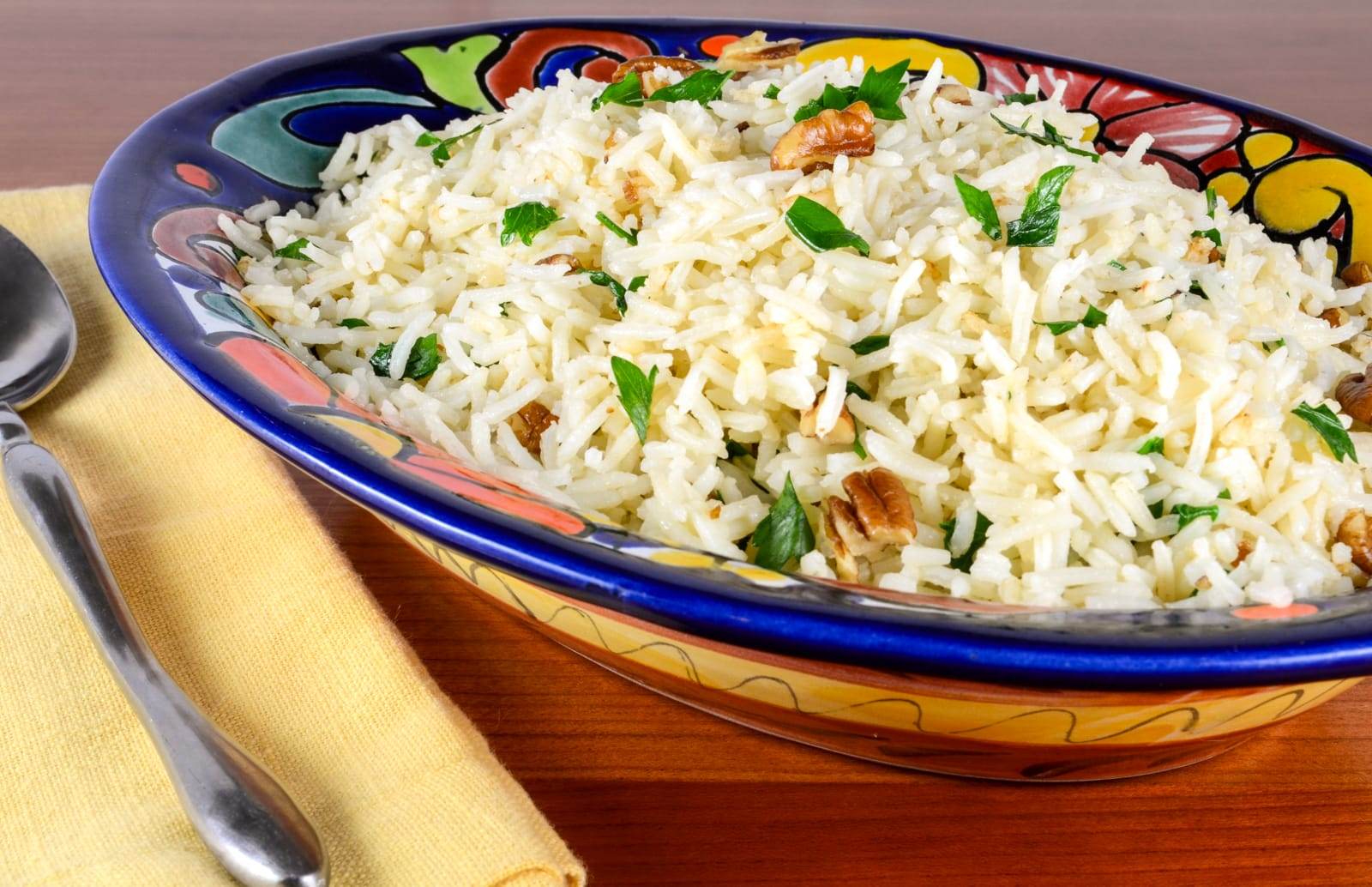 Brown Butter and Pecan Basmati Rice