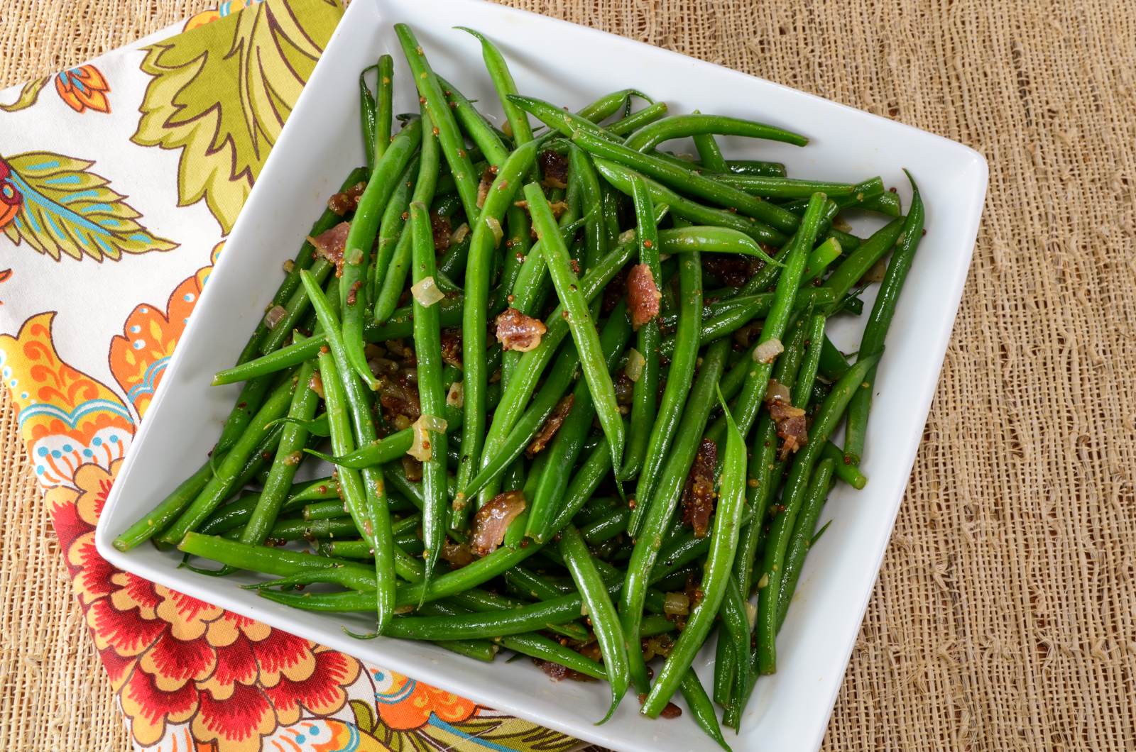 Green Beans with Bacon Vinaigrette