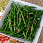 Green Beans with Bacon Vinaigrette