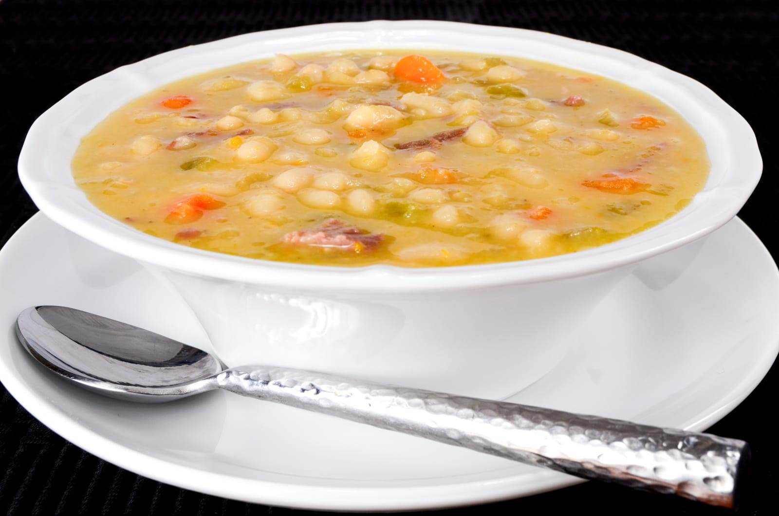 Slow Simmered White Bean and Ham Soup