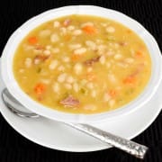 Slow Simmered White Bean and Ham Soup