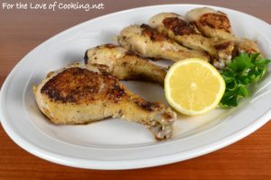 Lemon Garlic Baked Chicken Drumsticks