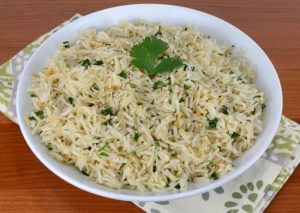 Garlic-Ginger Rice with Cilantro