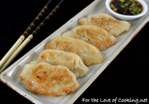 Chicken and Cilantro Pot Stickers