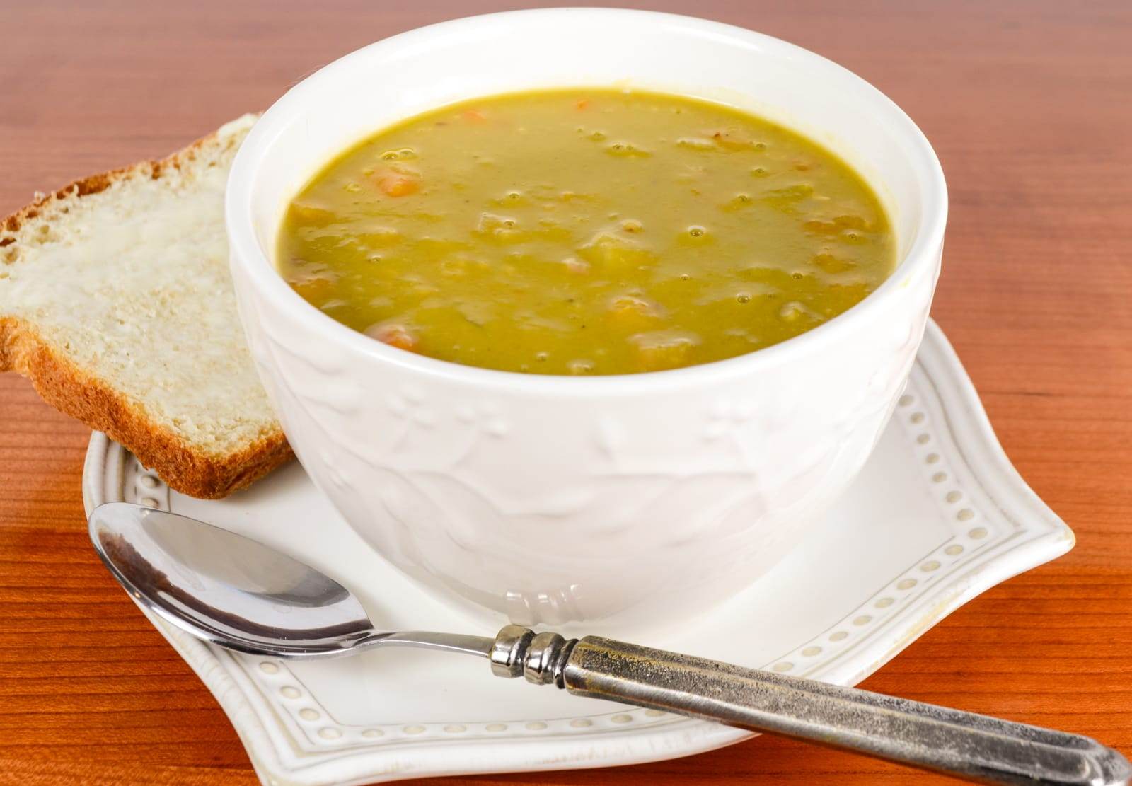 Slow Simmered Split Pea and Ham Soup