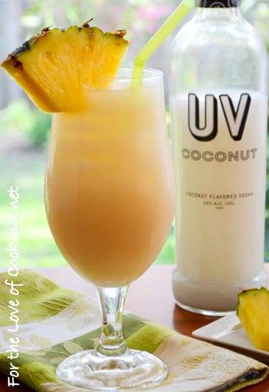 Coconut Vodka and Pineapple Juice