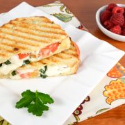 Caprese Panini with Basil Mayonnaise