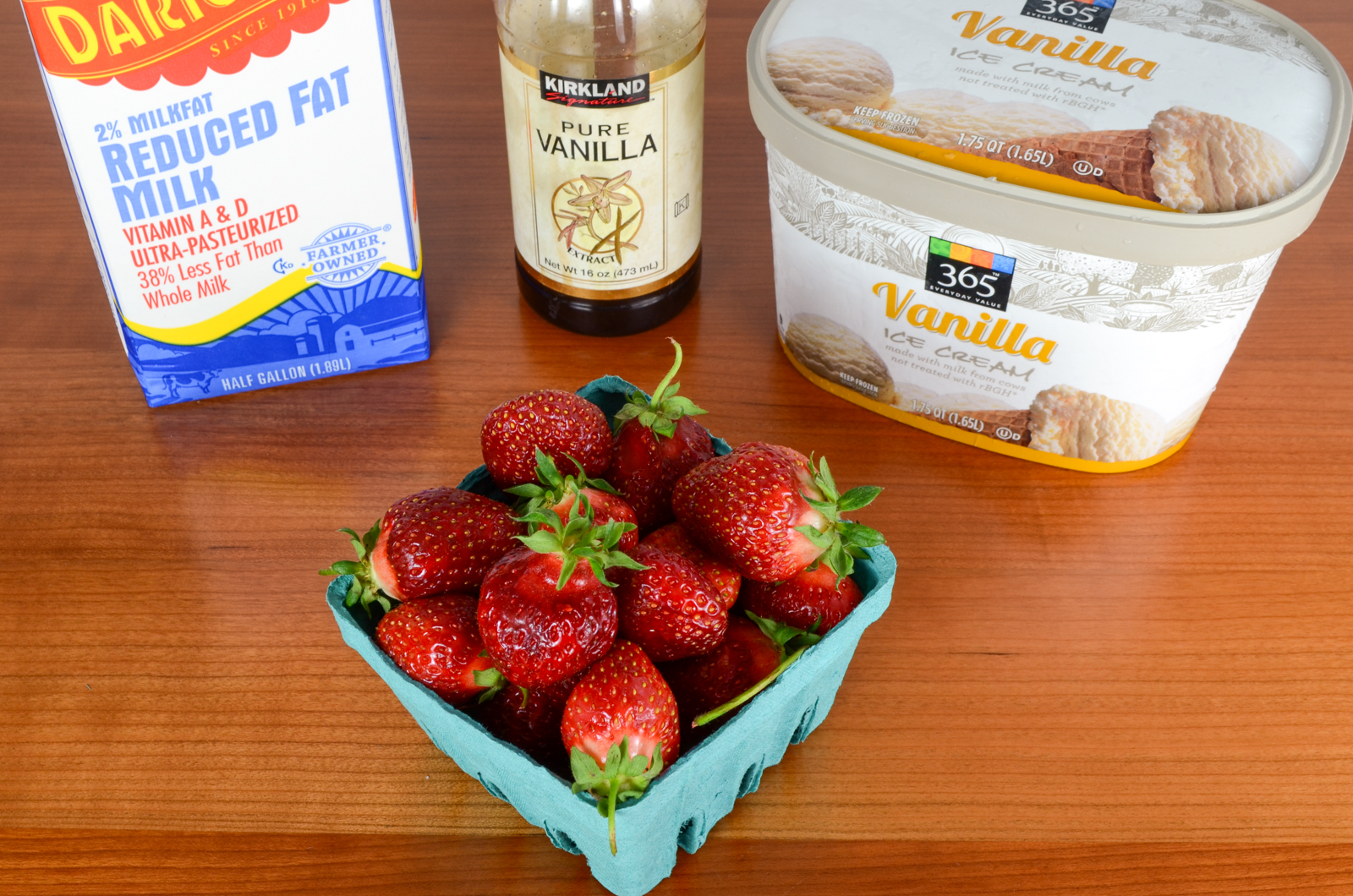 Homemade Strawberry Milkshake