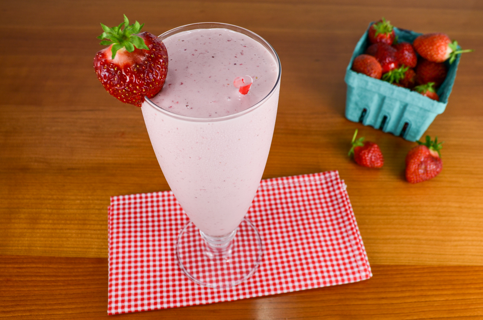 Homemade Strawberry Milkshake