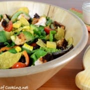 Blackened Chicken Salad with Chipotle Ranch Dressing