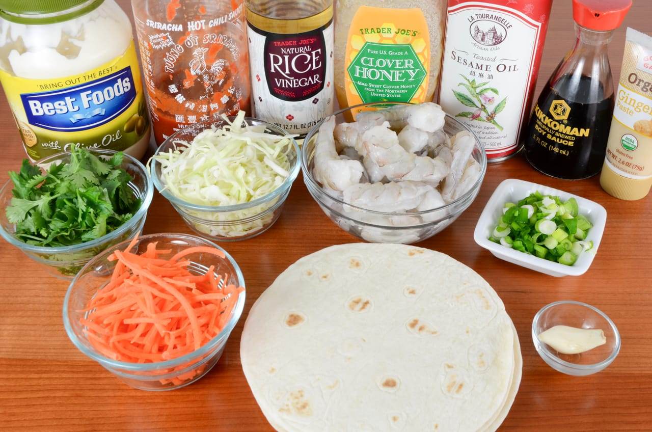 Asian Shrimp Tacos