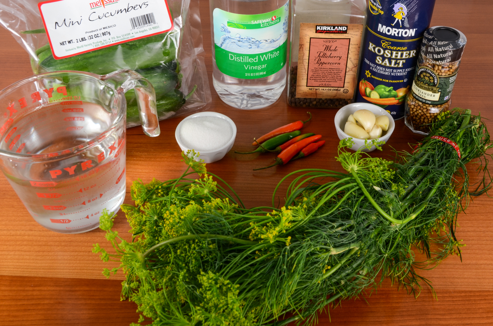 Quick Refrigerator Dill Pickles