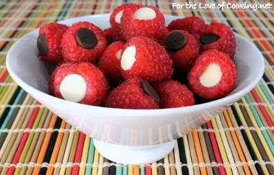 Chocolate Stuffed Raspberries