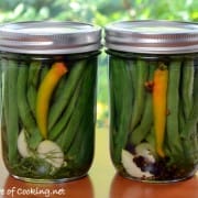 Quick Refrigerator Spicy Dill Green Beans