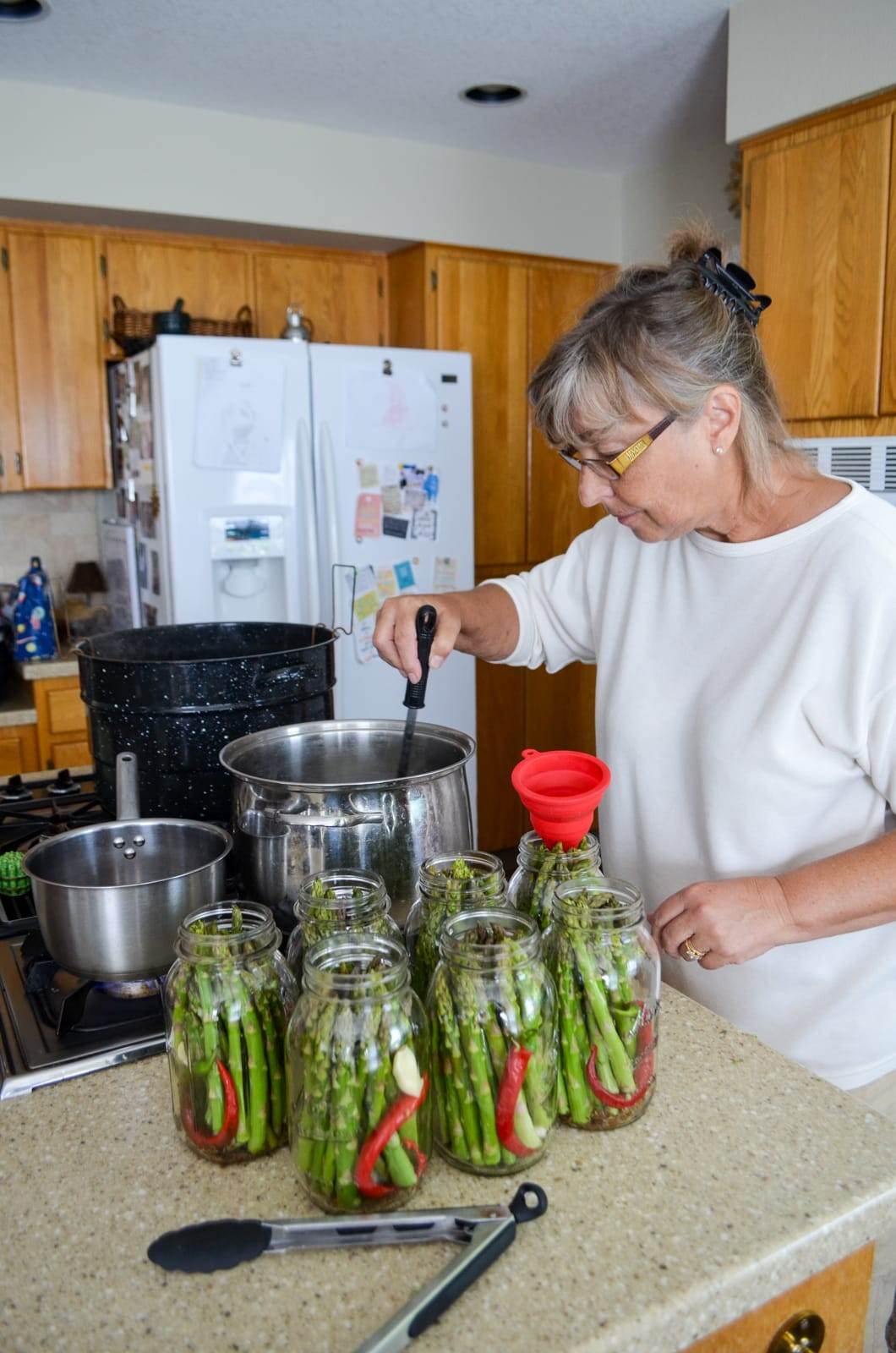 Canned Pickled Spicy Asparagus