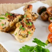 Roasted Herb Chicken Drumsticks with Lemon and Garlic
