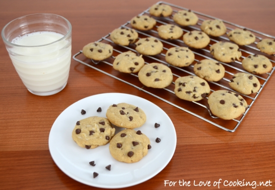 Mini Chocolate Chip and Coconut Cookies
