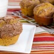 Cinnamon-Sugar Pumpkin Muffins