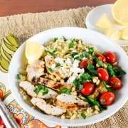 Mediterranean Chicken Rice Bowl