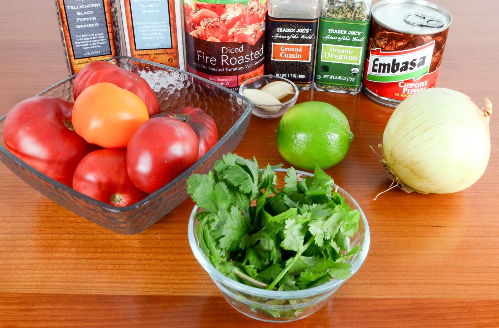 Smoky Tomato Chipotle Salsa