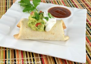 Baked Bean and Cheese Chimichangas