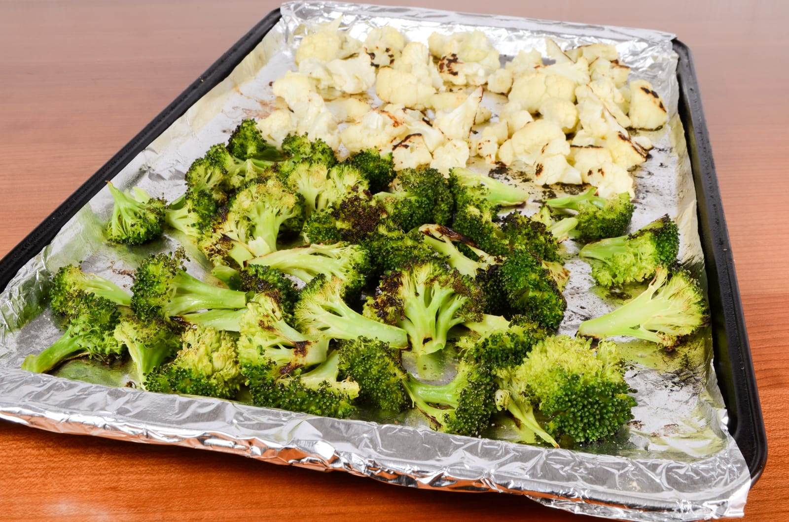 Roasted Broccoli & Cauliflower Cheese Soup