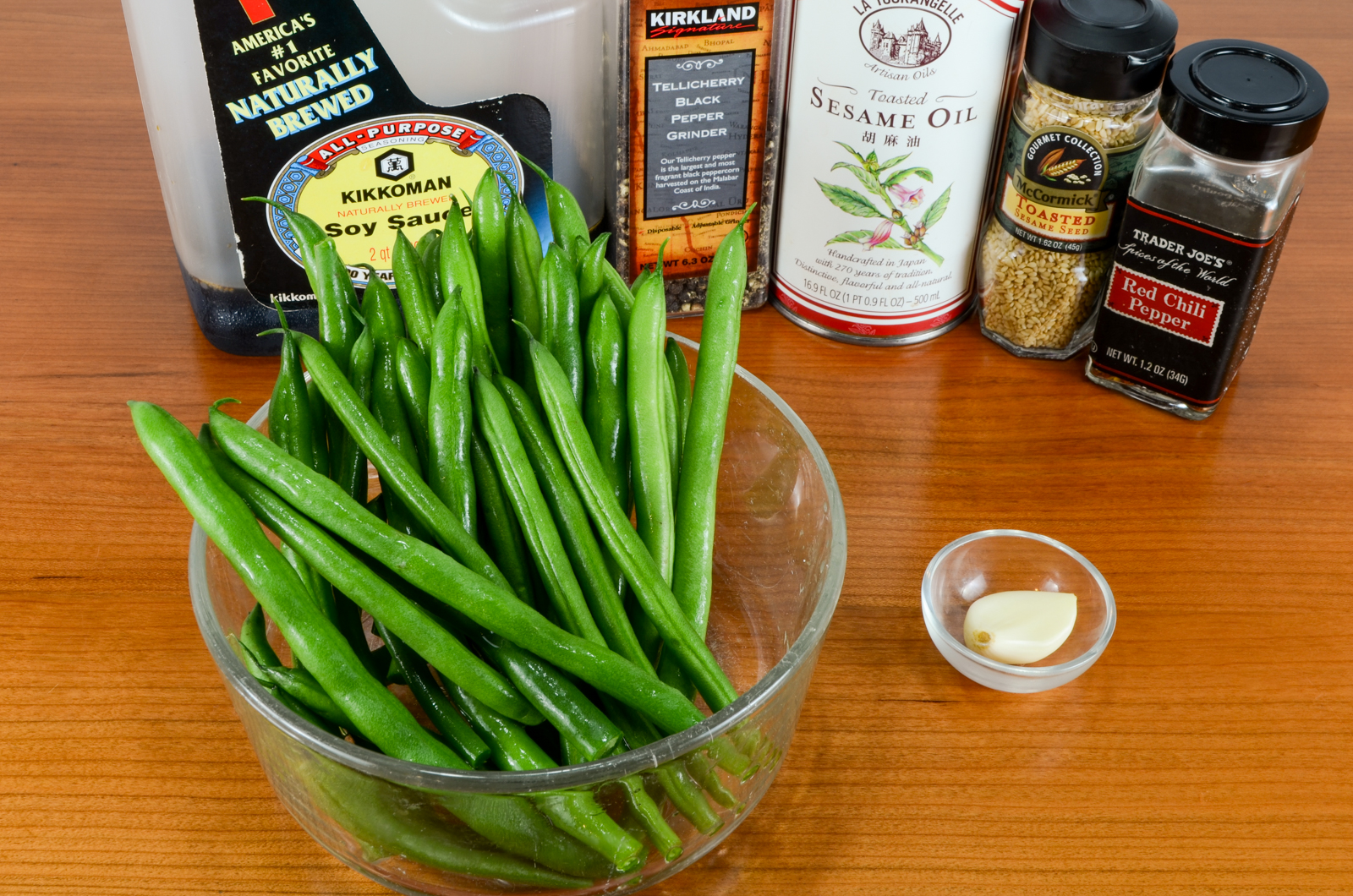 Sesame-Soy Green Bean Sauté