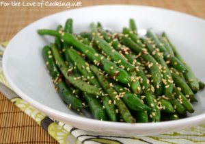 Sesame-Soy Green Bean Sauté