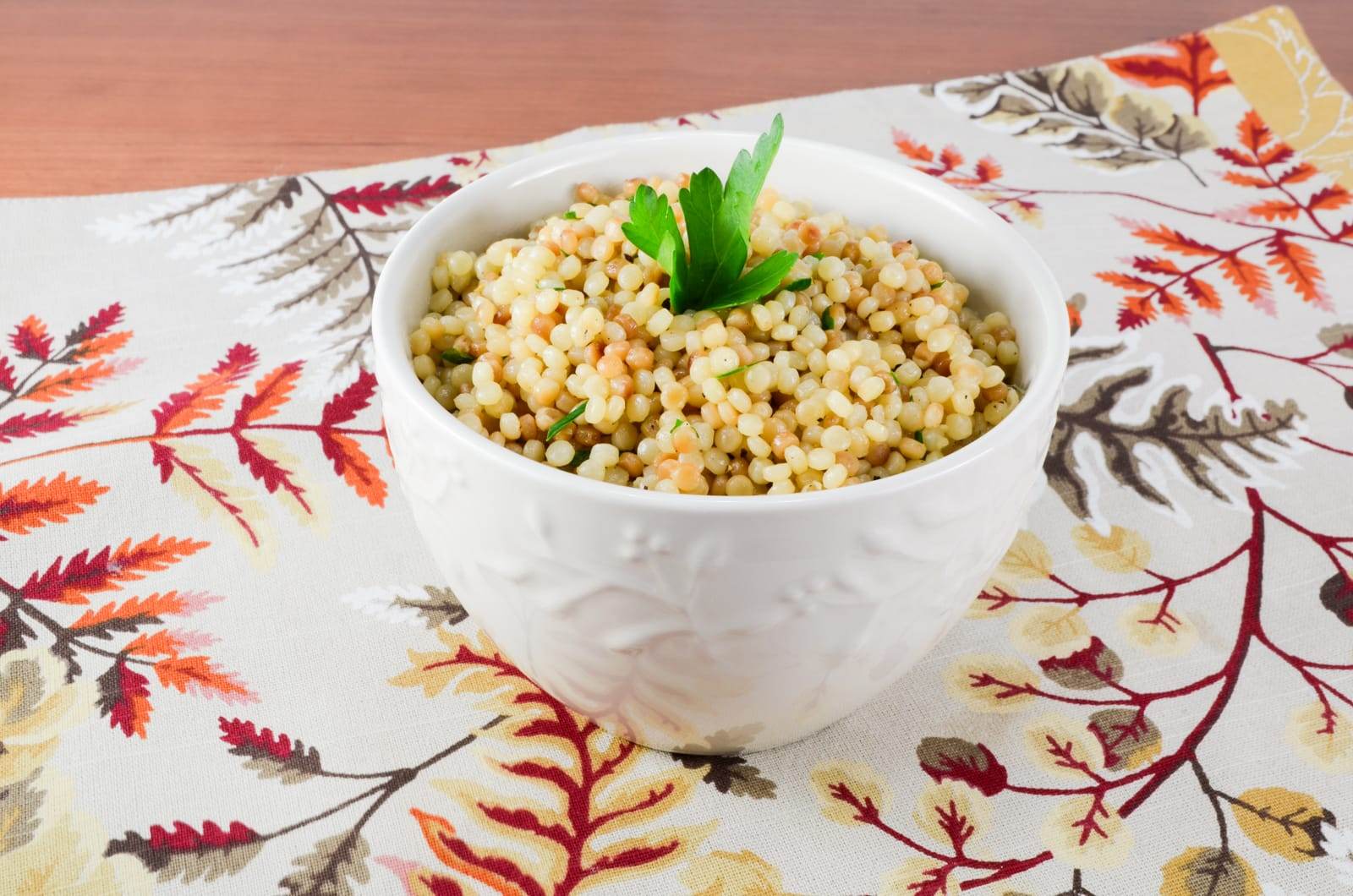 Garlicky Israeli Couscous