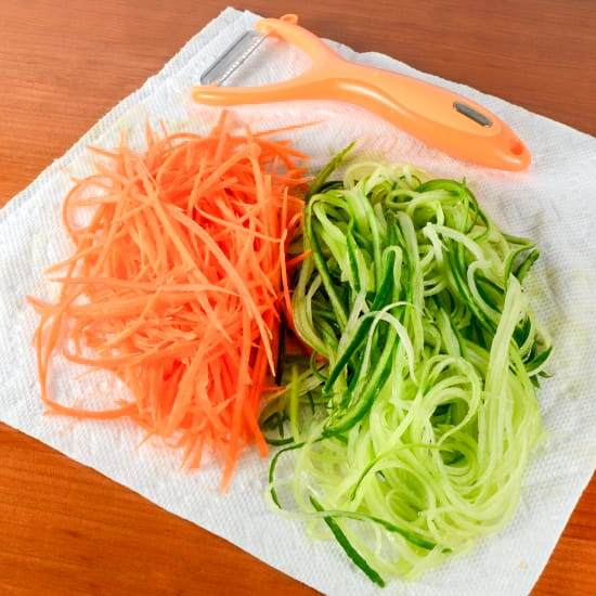 Asian Cucumber and Carrot Slaw