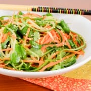 Asian Cucumber and Carrot Slaw