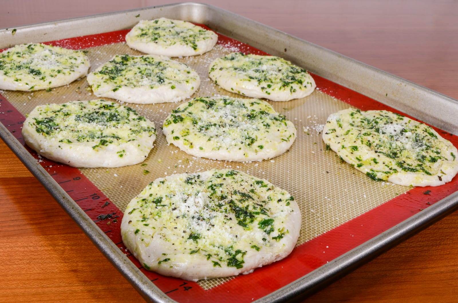 Mini Garlic and Herb Focaccia