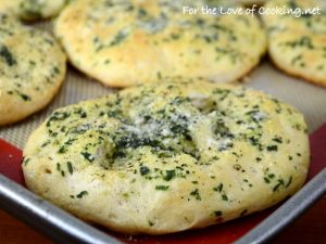 Mini Garlic and Herb Focaccia
