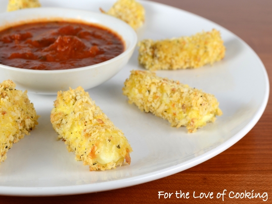 Baked Mozzarella Sticks