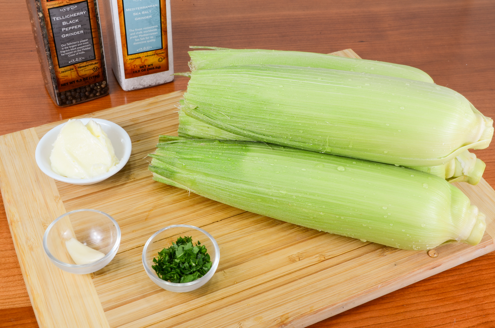 Oven-Roasted Corn on the Cob with Garlic Butter